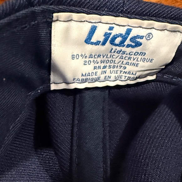 Navy Blue Wool Blend Cap with USMC Logo - Picture 4 of 4